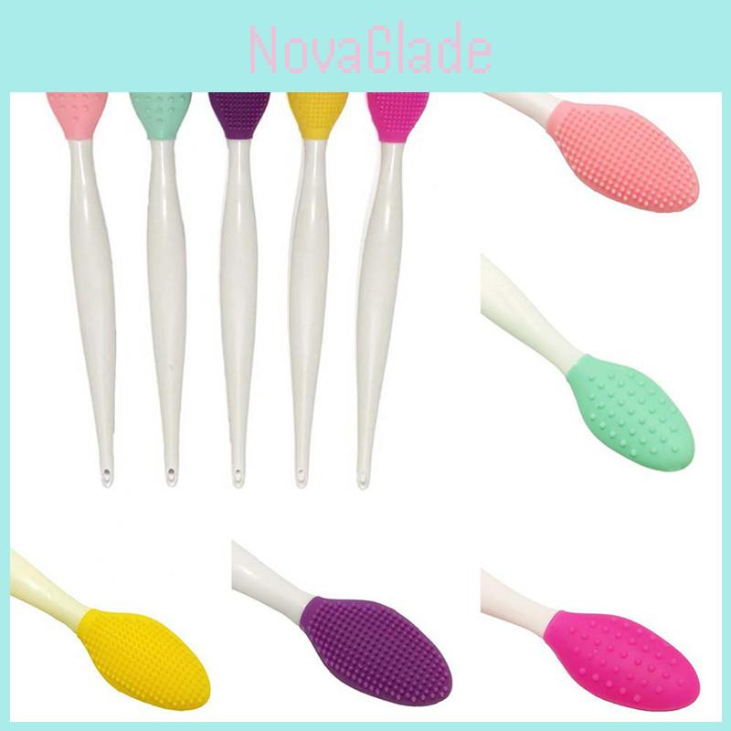 Soft Silicone Facial Cleansing Brush For Exfoliation And Blackhead Removal