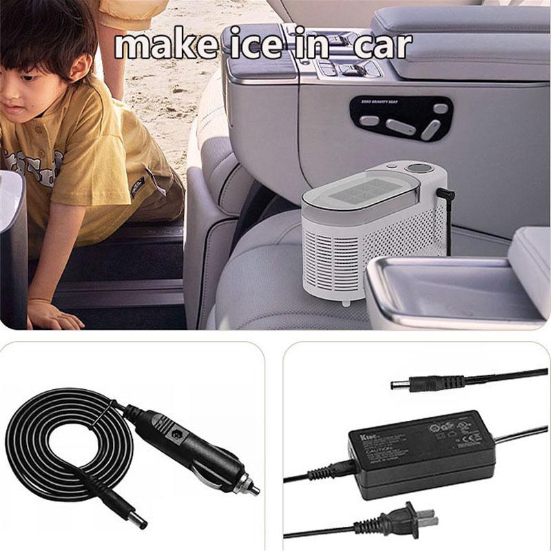 Mașină de Gheață Mini Portabilă pentru Casă Mașină de Gheață pentru Mașină Gadget Esențial pentru Vară Priză EU/AU