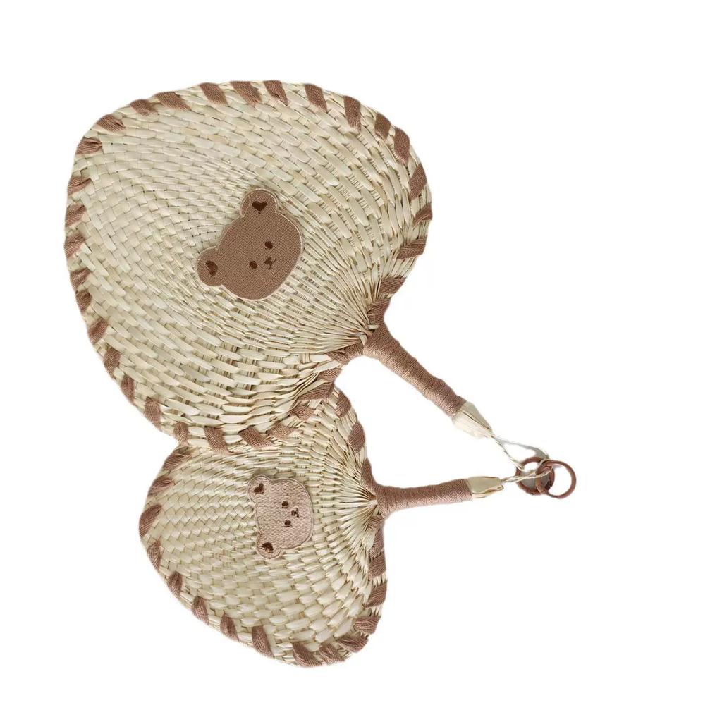 Weekend Outing: New Chinese-Style Small Palm Fans, Cute Handmade Creative Fans, Summer Sweet and Spicy Style Tassel Baby Palm Fans