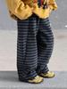 253618 Kids' Striped Fleece-Lined Casual Winter Pants