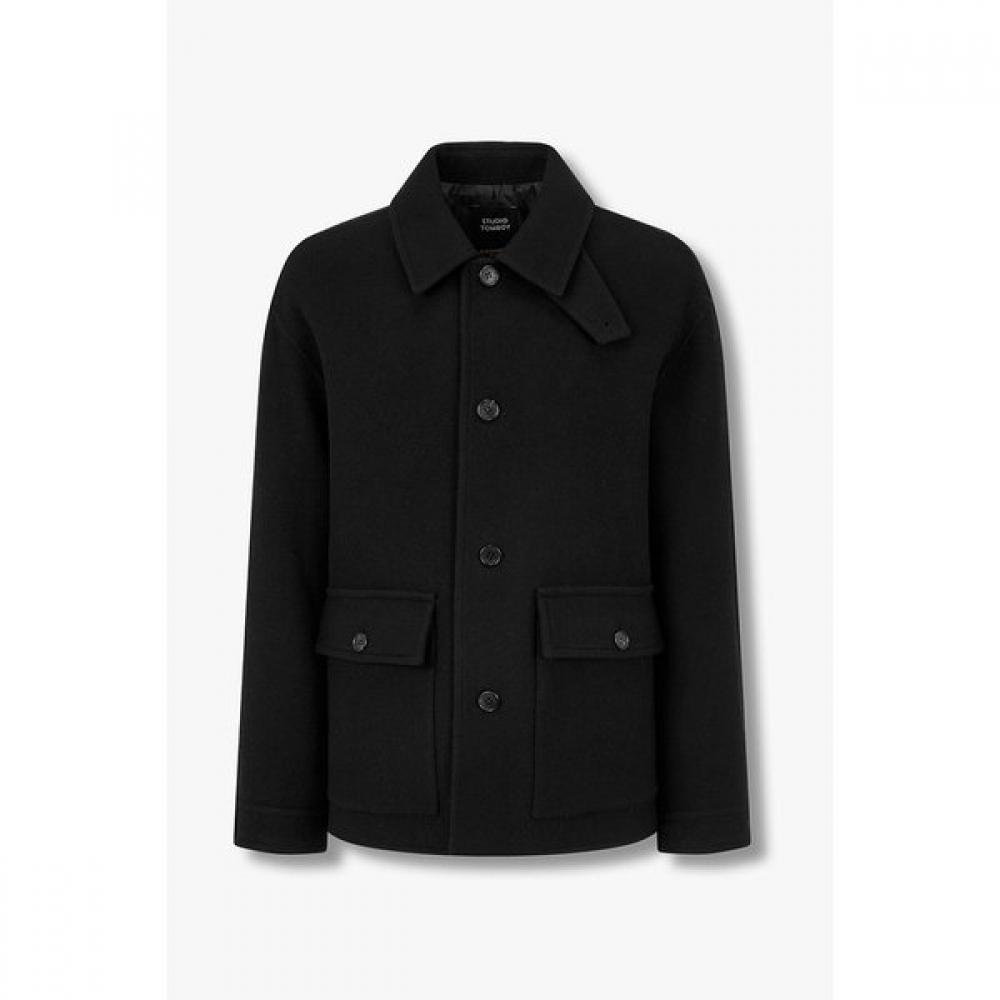 Tomboy Men Outer Pocket Wool Open Button Jumper 91m5413302ar