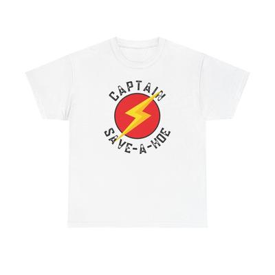 Captain Save A Hoe T-Shirt, Superheld Grafik T-Shirt Tops Tee, Unisex Baumwollshirt, Lustig
