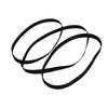2Pack Turntable Belt Rubber Flat Drive Belt for Record Player  Replacemen