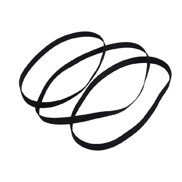 2Pack Turntable Belt Rubber Flat Drive Belt for Record Player Replacemen