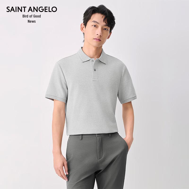 Baoxiniao Men s Business Casual Short Sleeve Polo Shirt M