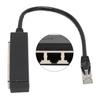 RJ45 Ethernet Splitter Cable One Point Four Ethernet Cable Splitter ABS PCB RJ45 Splitter Adapter for Laptop