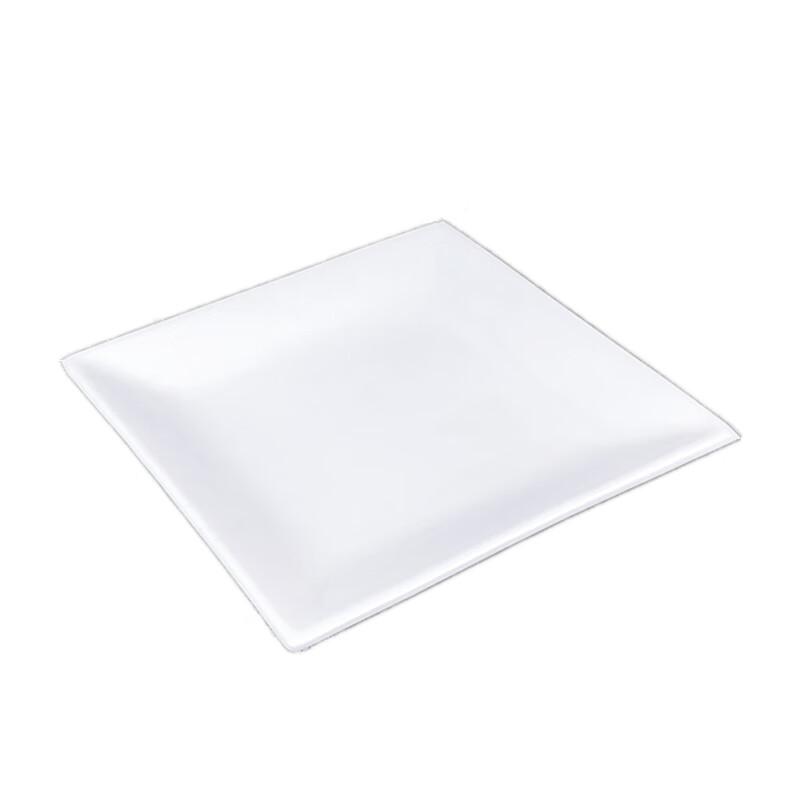 Qianxing Pure White Ceramic Square Plate