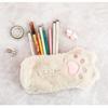 1PCS Plush Cat Claw Pencil Case Wallet Student Large Capacity Stationery Bag Pencil Bag Japanese Style Stationery Bag Study Supplies