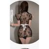 Xianyi Erotic Underwear Lace Perspective New Chinese Cheongsam Sexy Maid Outfit Free of Crotch Passion Temptation 546