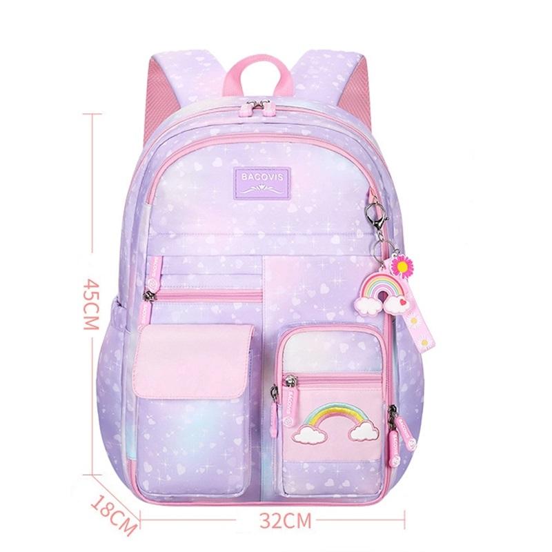 Mochila Ligera Infantil Linda Mochila Infantil Escuela Primaria Bolso Escolar Mochila Escolar Rosa Niña