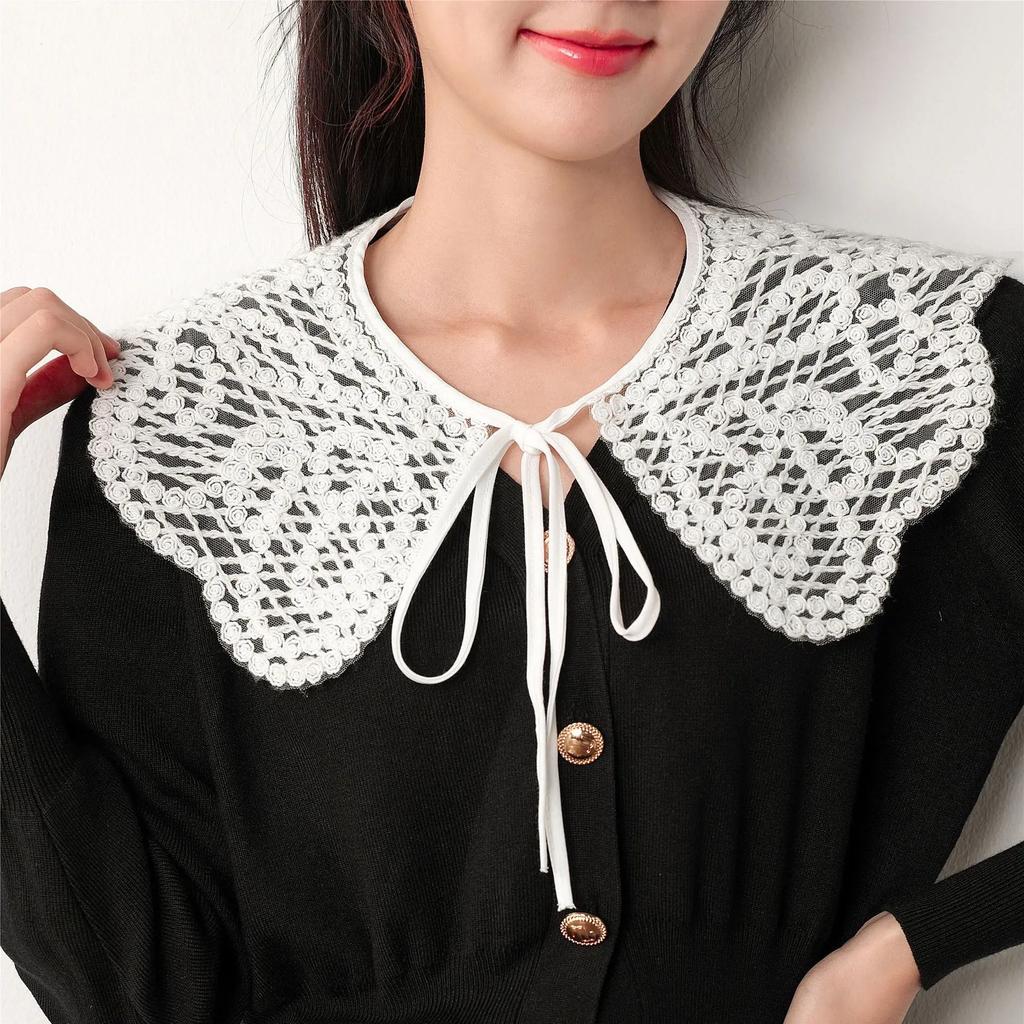 New Fake Collar Scarf Shawl Women's Shirt False Collar Vest Decorative Girls Shirt Detachable Collar Scarf Short Shawl Fuax Cols