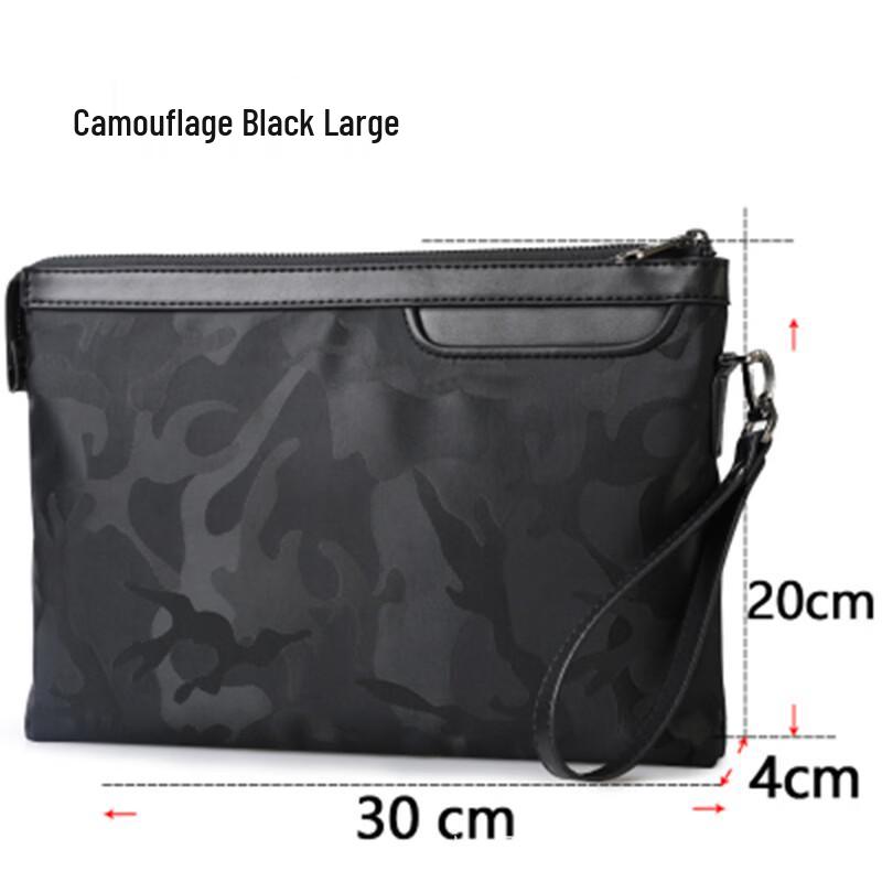 Men s PU Zipper Clutch Bag 1