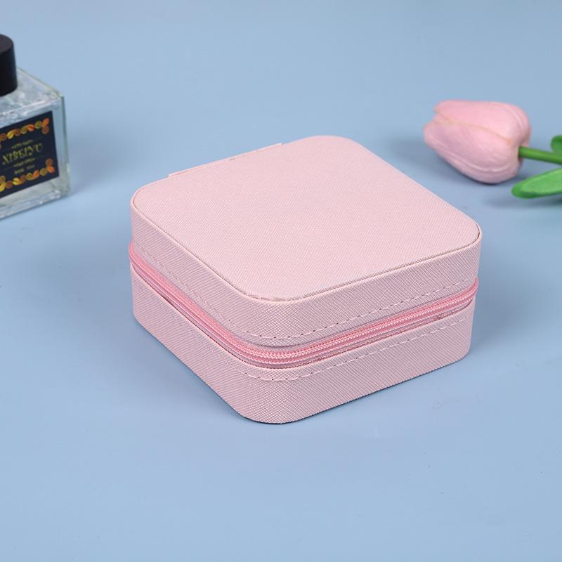 Compact Multifunctional Jewelry Storage Box with Compartments