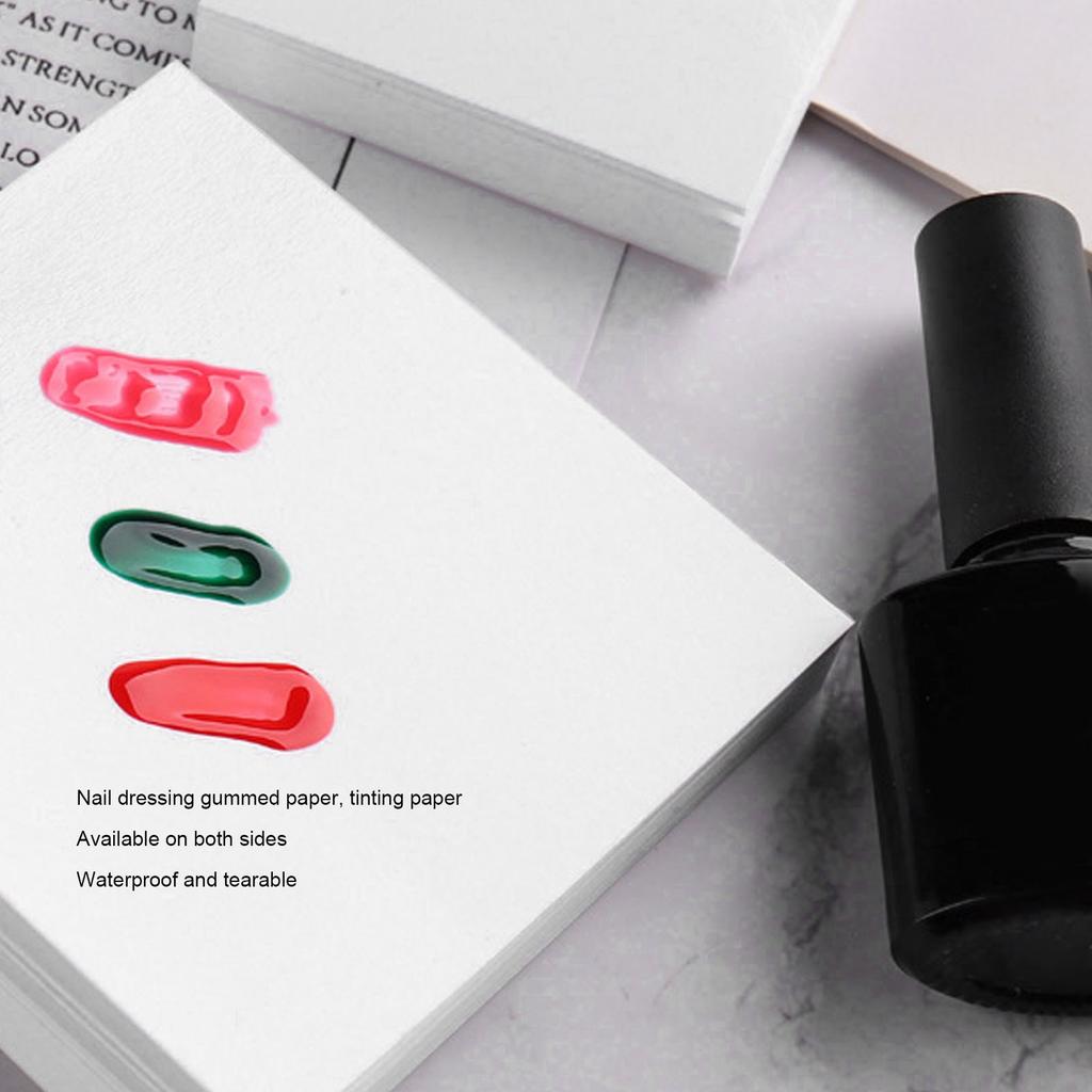 50 Sheets Disposable Makeup Mixing Palette Double Sided Tearable Waterproof Oil Proof Makeup Mixing Tray L