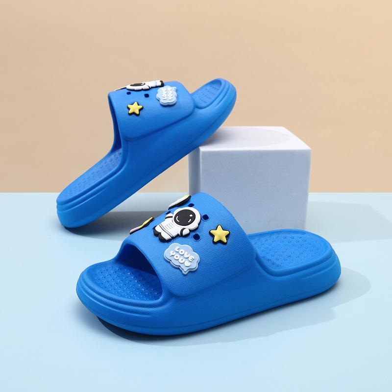 Cartoon Children Slippers Boys Flip Flops Summer Beach Outdoor Sandals Shoes Cute Soft Kids Casual Sports Slides for Boy