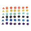 Party Sparkles Playing Games Board Games Galaxy Dice Dice Star Shine Dice Set Polyhedral Dice Set
