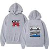 Initial D GTR Skyline R34 Pullovers New Hoodies and Sweatshirts Men & Y2k Hoodie Graphic Hoody Men's Clothing Autumn