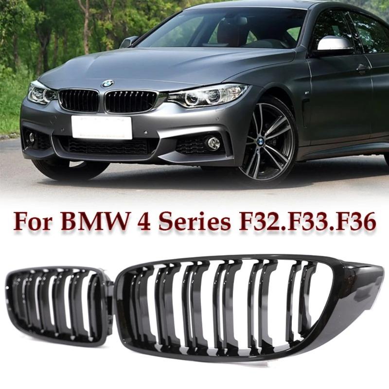 new Front Bumper Kidney Gloss Black Grill For BMW 4 Series Gran F32 F33 F36 F80 F82 2013-