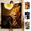 Anime HHitman RReborn Throw Soft Flannel Blanket for Bed Bedroom Sofa Picnic Throw Skinfriendly Breathable Gift Cover