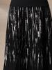 2025 Ink Wash Retro Hong Kong Knit Pleated Wool Flare Midi Skirt