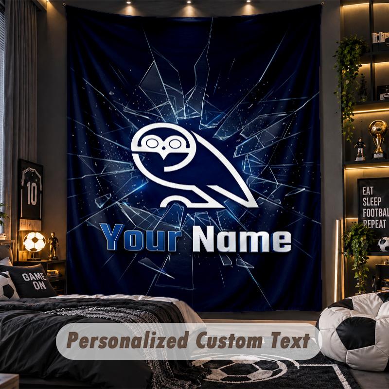 TapestrySheffield Wednesday FC Custom Name Text Personalized Wall Hanging Tapestry Home Wall Decor