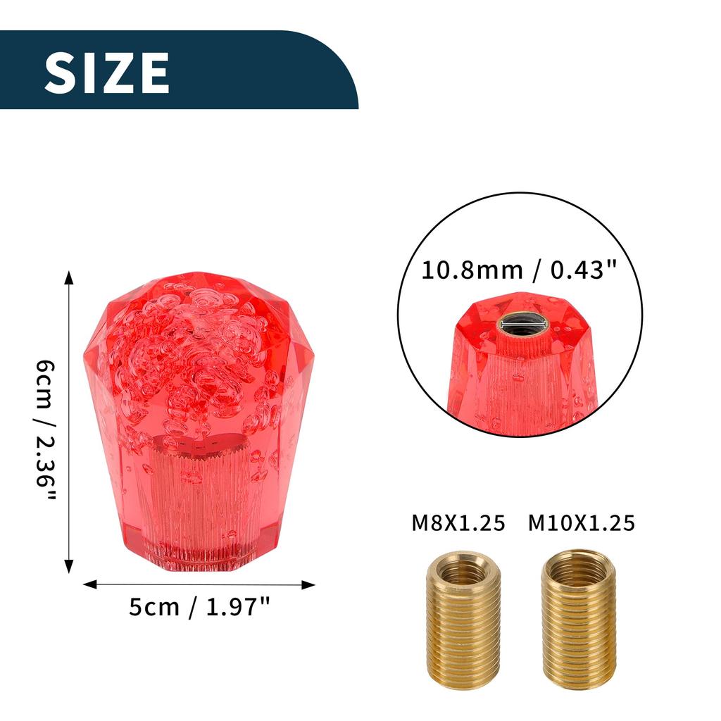 TUCKBOLD Car Shift Knob 6cm | Front Shift Lever Knob Universal for Automatic and