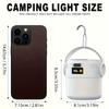 Portable Camping Light with Solar Energy, Suitable for Barbecue Camping, Hiking, Emergency Exploration Equipment, New Year's Gift