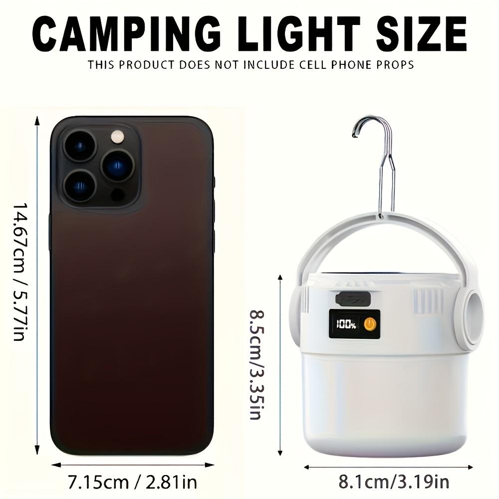 Portable Camping Light with Solar Energy, Suitable for Barbecue Camping, Hiking, Emergency Exploration Equipment, New Year's Gift