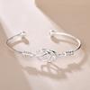 Fashion Minimalist Retro Open Knot Bracelet Niche Light Luxury Bracelet Women's Personality Hook Bracelet Jewelry