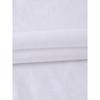 European Size European Size Women's Casual Short Sleeve Crew Neck T-Shirt - Letter Print White Top, Medium Stretch Machine Washable Regular Fit