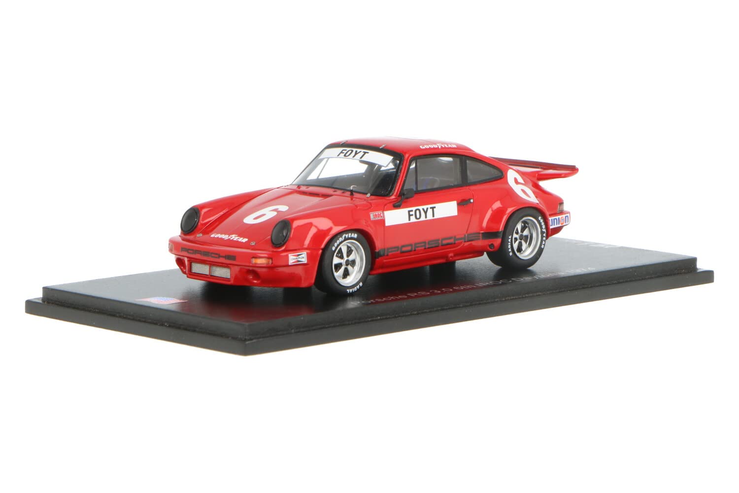 

Spark Национальная модель Porsche RS 1974 IROC Дайтона 6-е место Фойт 1/43 3.0 #6 Э.Дж.