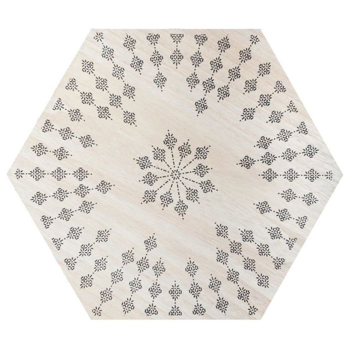 Table café déco métal octogonale Kumi Etnik Atmosphera