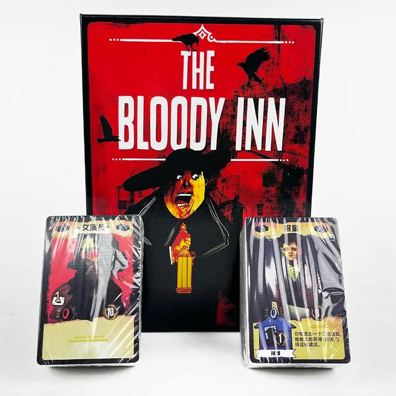 THE BLOODY INN Chinese Edition Strategy Board Game with Card Hand Management for Party Tabletop Fun