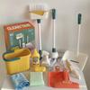 Children's Pretend Play Cleaning Toy Set - Sweeping Robot & Tools