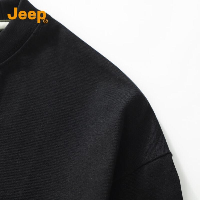 Jeep Men's Pure Cotton Short Sleeve Casual T-Shirt