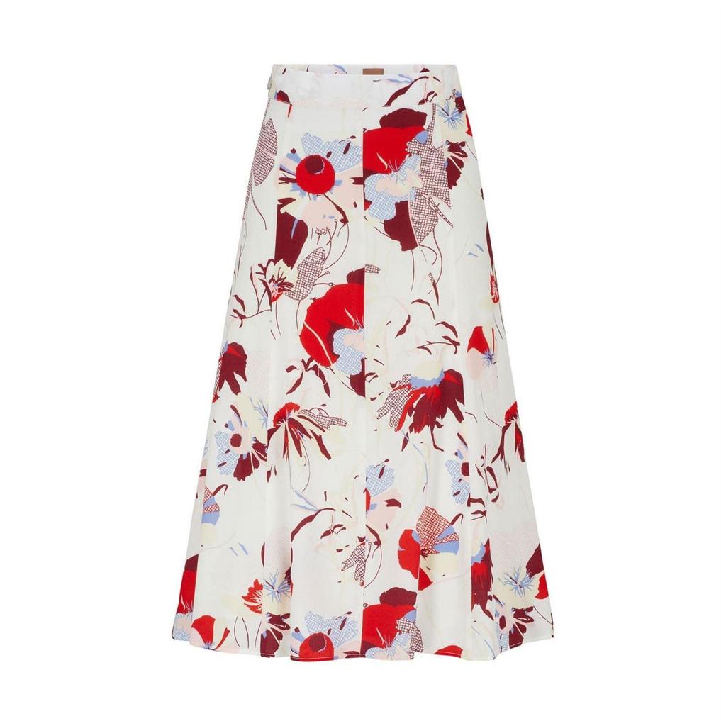 Boss Womens/Ladies Vallua High Waist Midi Skirt