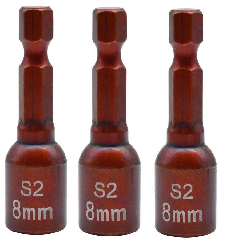 1/3 Stück S2 Stark Magnetisch Sechskant Schraubendreherkopf Luft/Diesel Schraubendreherkopf Elektrischer Magnetismus Innensechskant Schraubendreher Bit