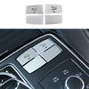 Fit For Benz GL ML Suspension Adjustment Button Trim Silver Aluminum 2012-2016