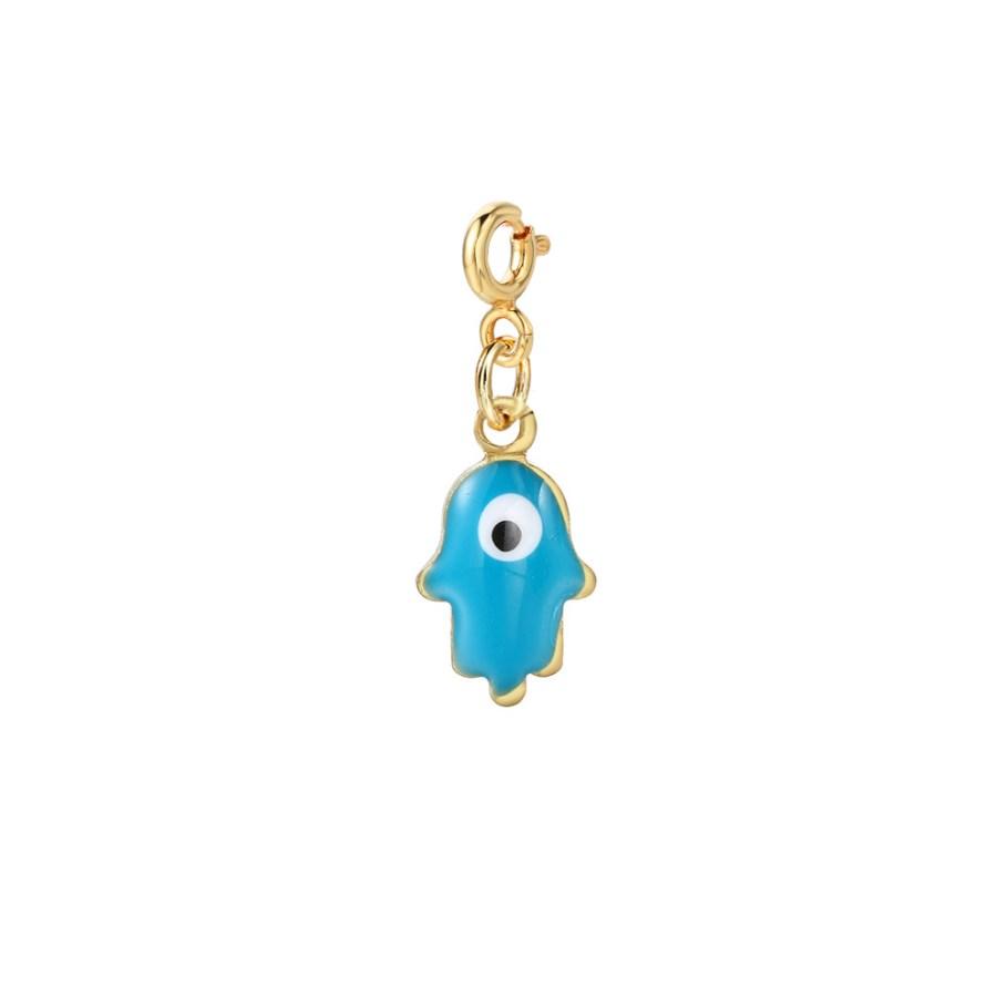 Punk Y2K Pendant Charm For Women Men Devil Eye Personality Fashion Stainless Steel DIY Making Jewely Accessories Wholesale