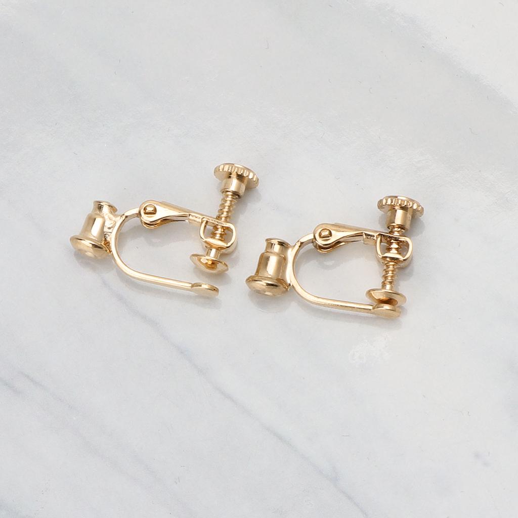 2 Pieces Clip-on Earring Converters Non-pierced Ear Hoop Comfort Skin Easy Open