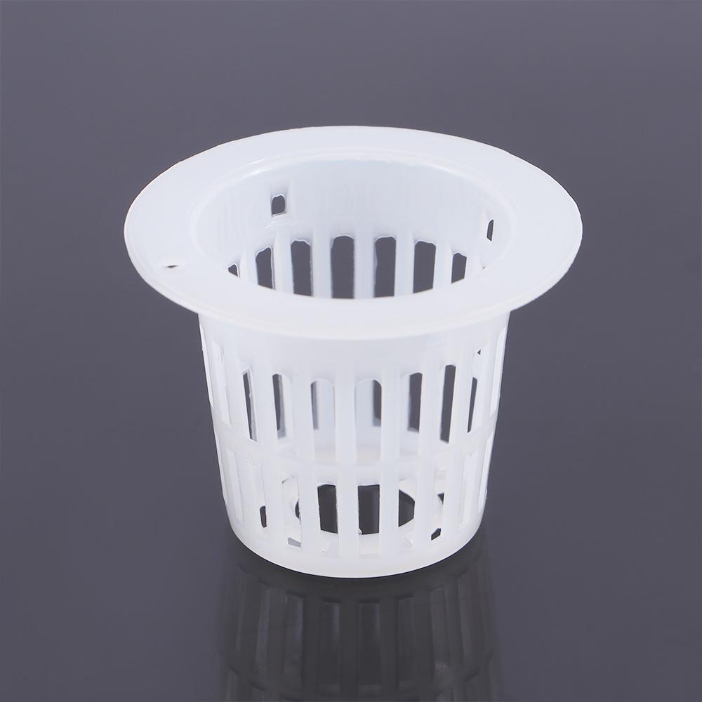 10pcs Vegetable Hydroponic Garden Clone Planting Basket Mesh Pot Nursery Pots Net Cup