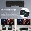 1 Pair Mini Portable Clipon USB Stereo Speakers Line Controller Soundbar for Laptop Mp3 Phone Music Player PC with Clip