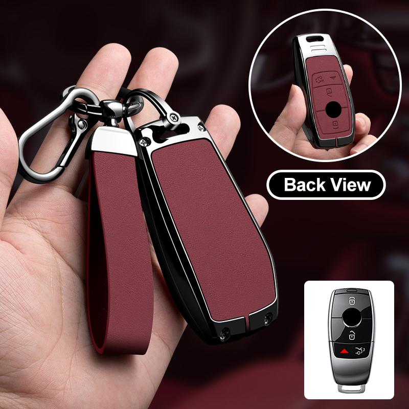3/4 Button Zinc Alloy Car Key Cover Case For Mercedes-Benz A220 E63S Amg E-Class Gle 350 4Matic E300 E400 E43 W213