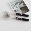Brazilian wood handle cutlery
