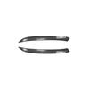 Car Headlight Head Lamp Eyebrow Eyelids Sticker Trim Cover For VW Caddy MK4 2020+ Carbon Fiber Look/Glossy Black