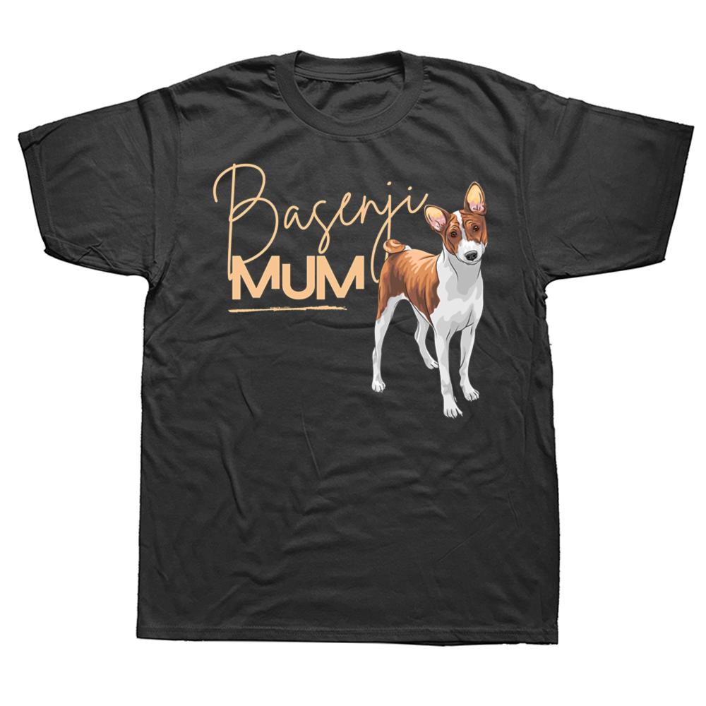 

Novelty Awesome Basenji Dog Mum T Shirts Graphic Streetwear Short Sleeve Birthday Gifts Summer Style T-shirt Mens Clothing - ... S