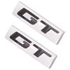 2 Pieces GT Emblem 3D Metal Sticker Suitable for Cars,