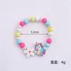 Flowers Fun Beads Cute Bracelet Cartoon Wooden Bracelets Best Friend Style Girls Star Moon Cloud Jewelry Accessories Trend