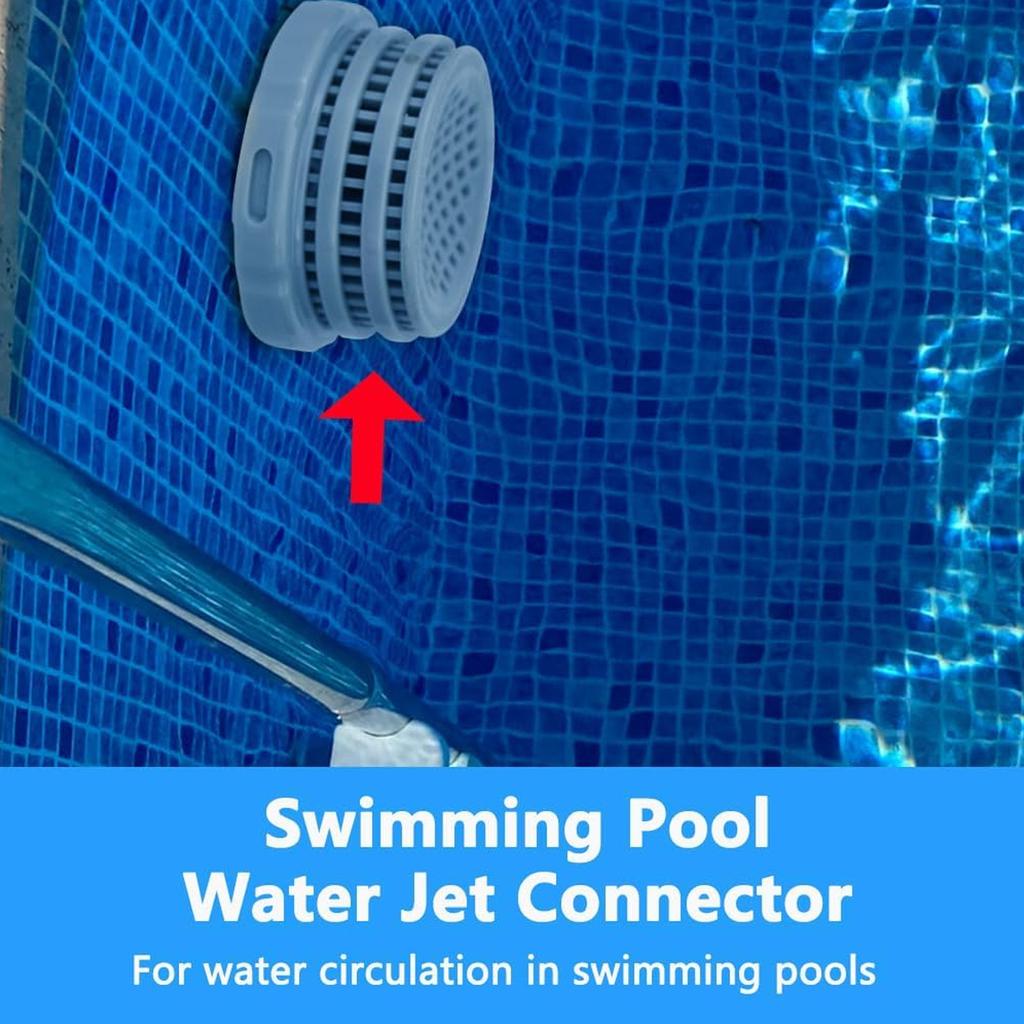 Pool Replacement Pool Water Jet Connector Strainer Connector Replacement Pool Outlet Strainer Plastic Filter Basket