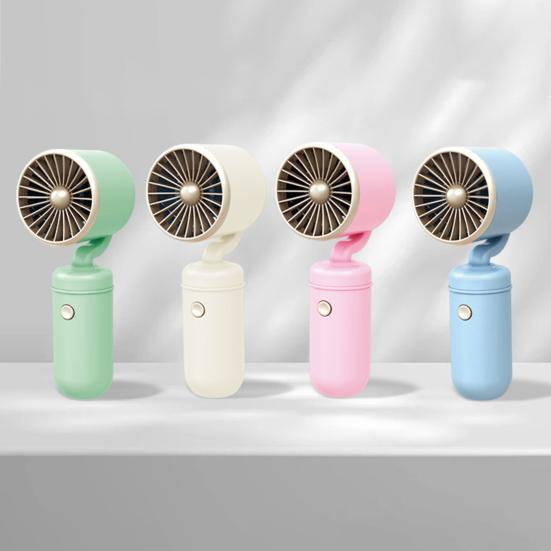 Handheld Fan with Adjustable Tilt Portable Mini Cooling Fan Long Battery Life Fast Charging Low Noise Desktop Fan for Students Travel